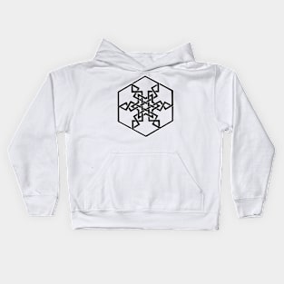 Modern Pattern-Geometric Kids Hoodie